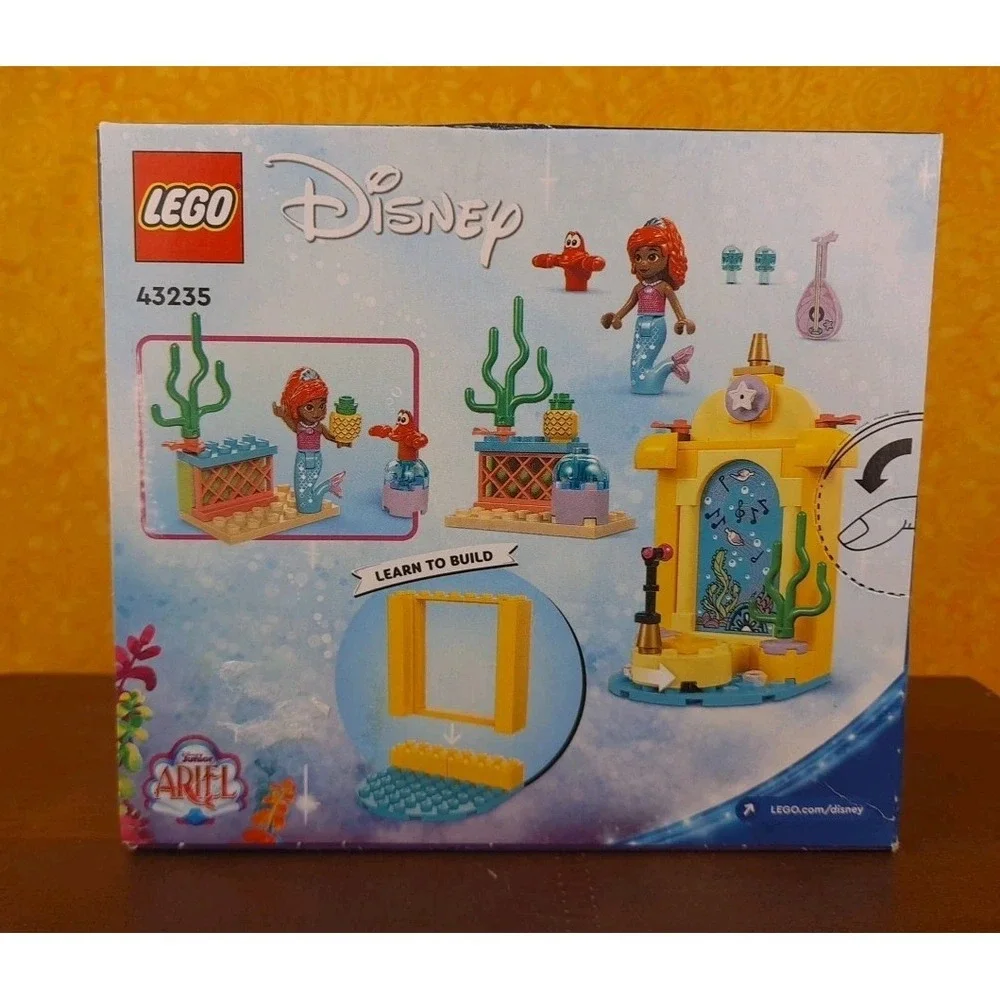 Lego Disney 43235 Ariel's Music Stage Building Toy NIB 60 pieces Little Mermaid - Picture 4 of 8